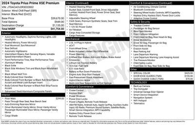 2024 Toyota Prius Prime SE