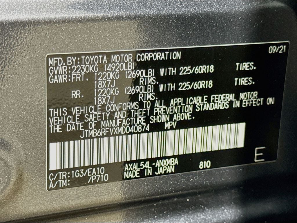 2021 Toyota RAV4 Hybrid XLE Premium