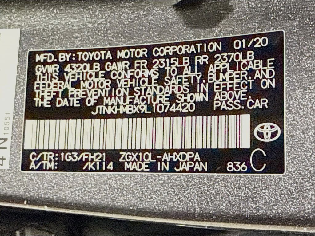 2020 Toyota C-HR LE