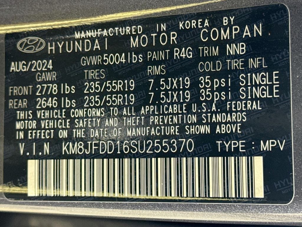 2025 Hyundai Tucson Hybrid N Line