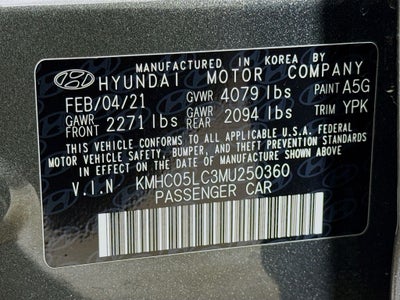 2021 Hyundai Ioniq Hybrid Limited