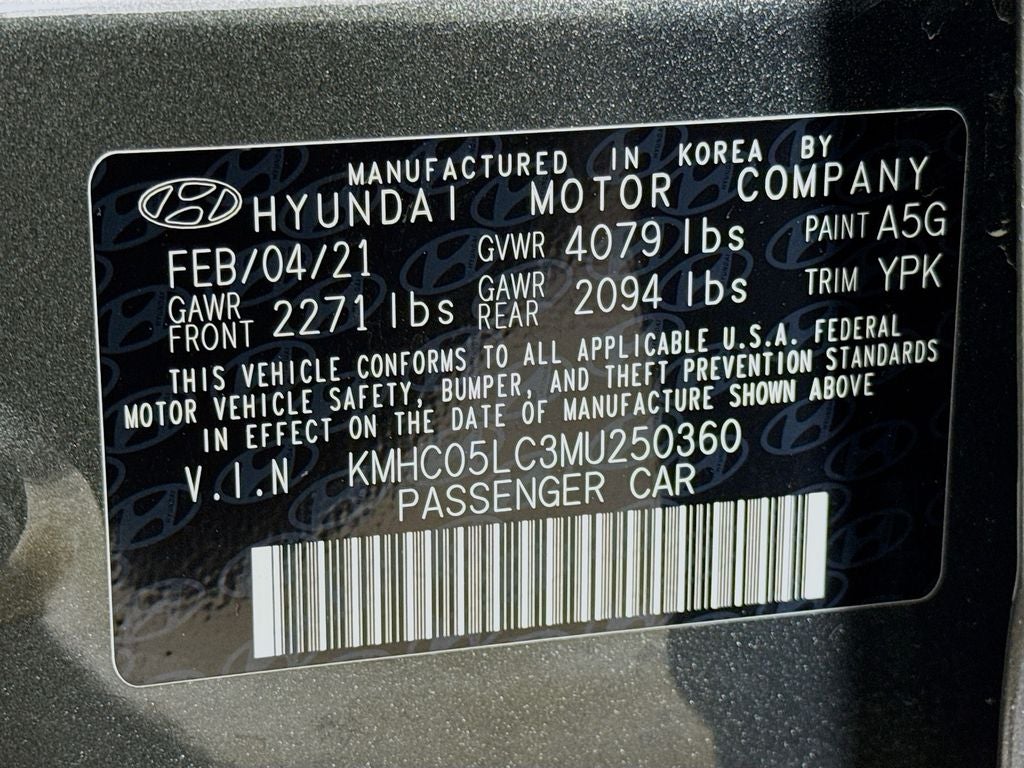 2021 Hyundai Ioniq Hybrid Limited