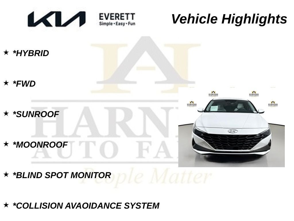 2023 Hyundai Elantra Hybrid Limited
