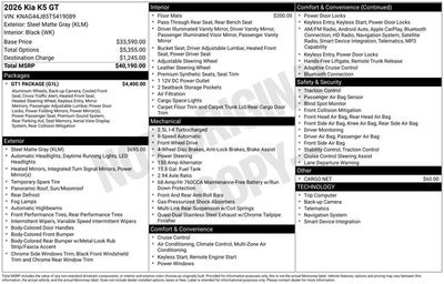 2026 Kia K5 GT