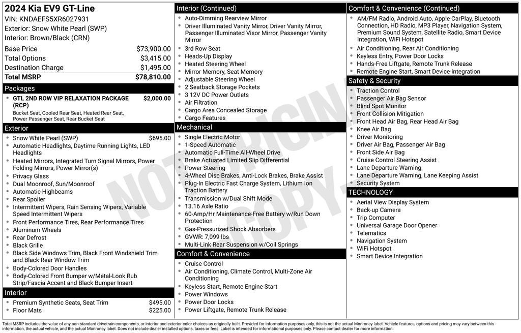 2024 Kia EV9 GT-Line