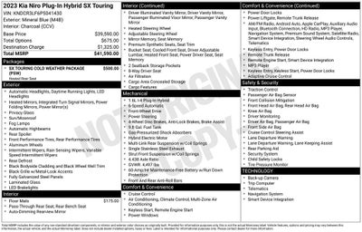 2023 Kia Niro Plug-In Hybrid SX