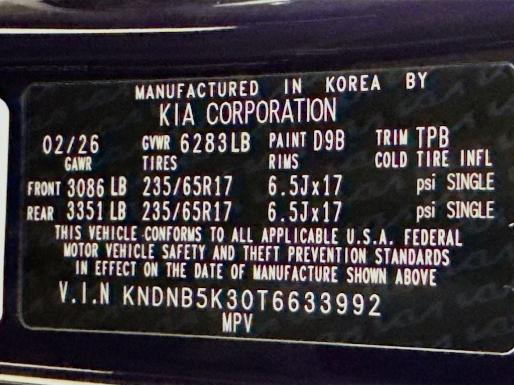 2026 Kia Carnival LX