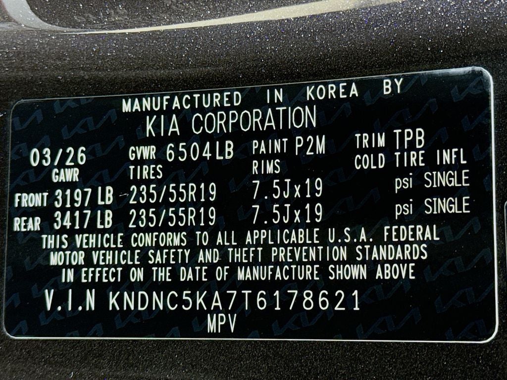 2026 Kia Carnival Hybrid EX