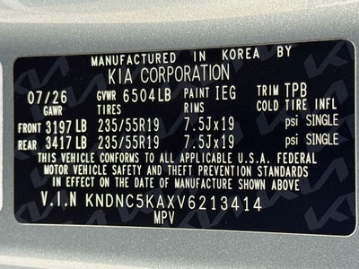 2027 Kia Carnival Hybrid EX