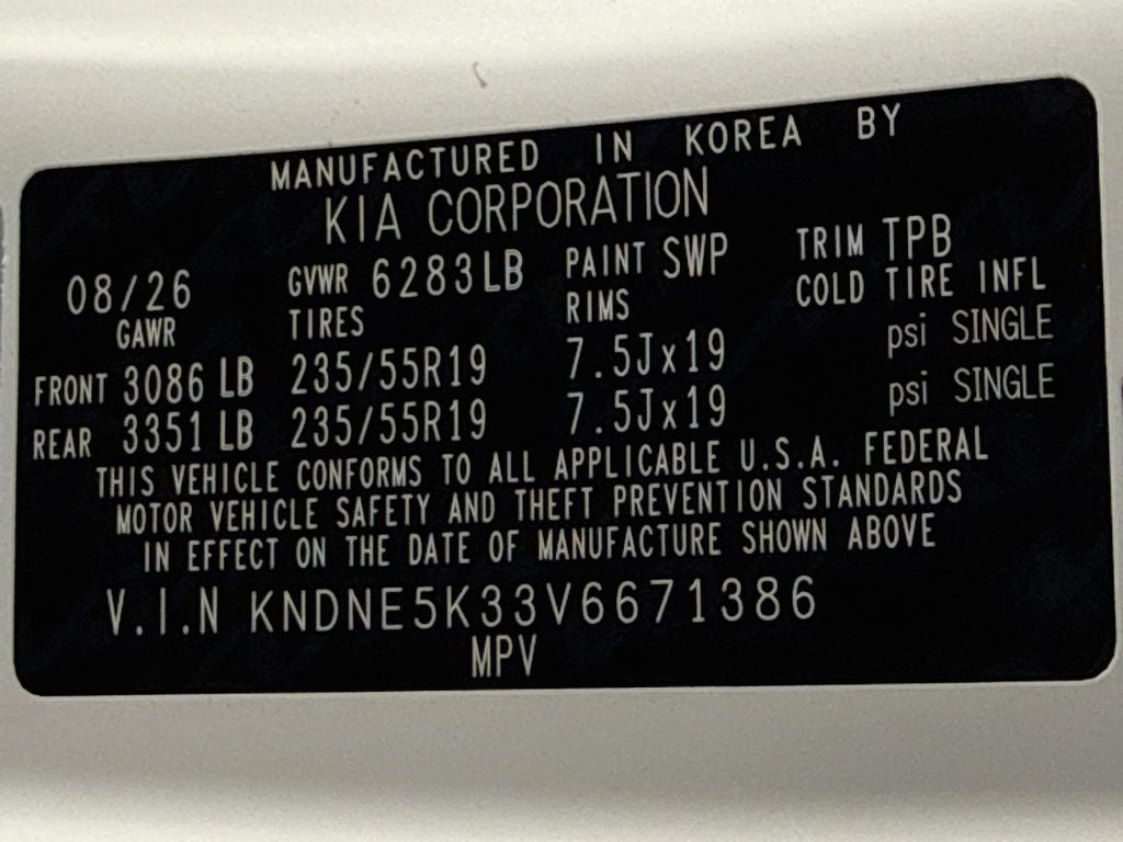2027 Kia Carnival SX