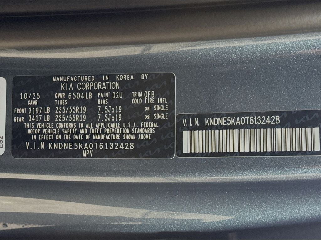 2026 Kia Carnival Hybrid SX Prestige