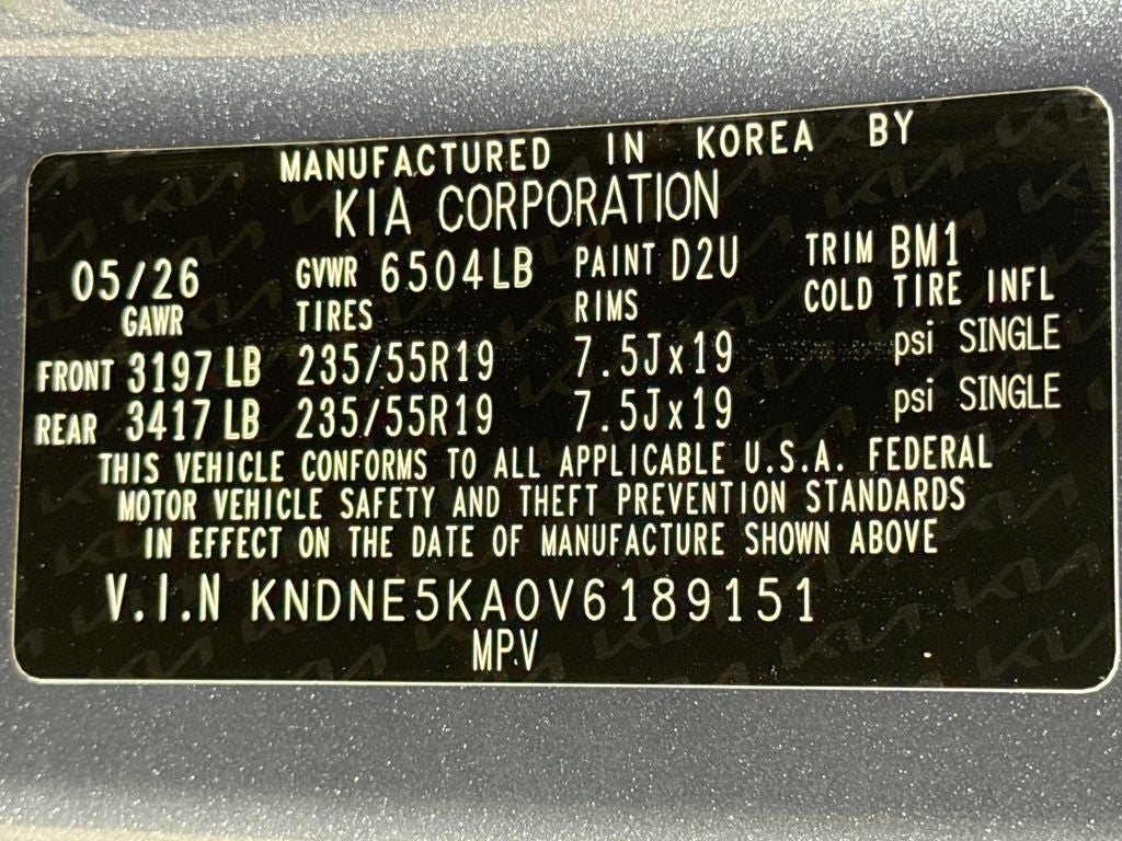 2027 Kia Carnival Hybrid SX