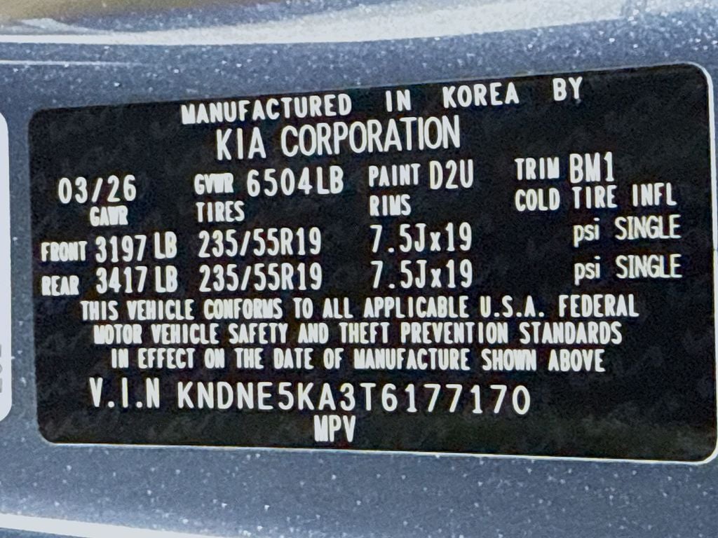 2026 Kia Carnival Hybrid SX