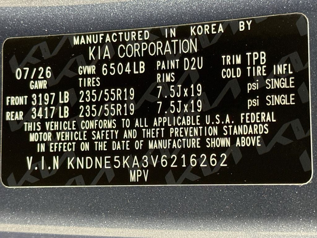 2027 Kia Carnival Hybrid SX
