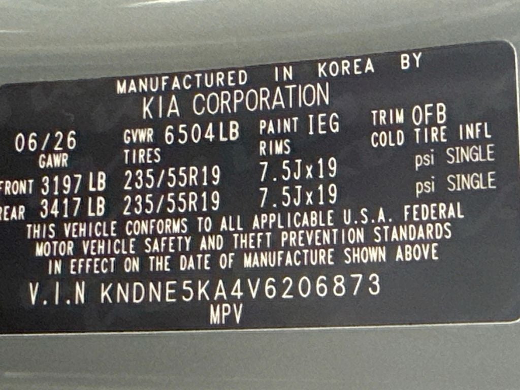 2027 Kia Carnival Hybrid SX