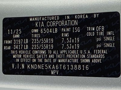 2026 Kia Carnival Hybrid SX Prestige