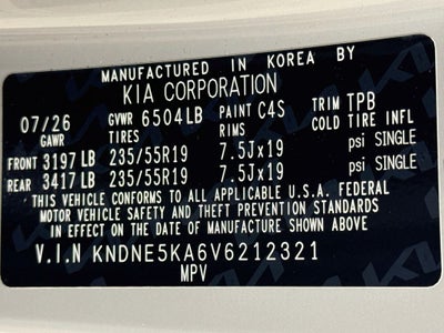 2027 Kia Carnival Hybrid SX
