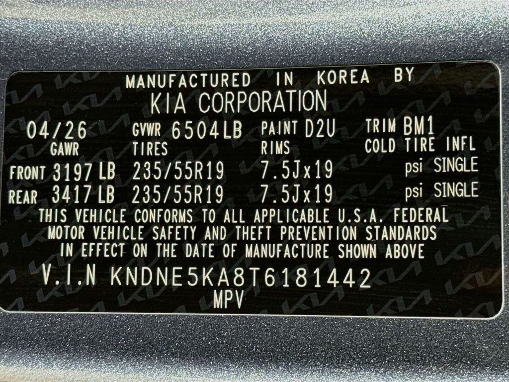 2026 Kia Carnival Hybrid SX Prestige