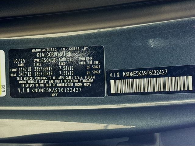 2026 Kia Carnival Hybrid SX Prestige