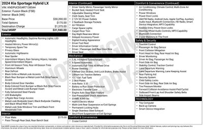 2024 Kia Sportage Hybrid LX