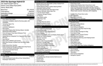 2023 Kia Sportage Hybrid EX