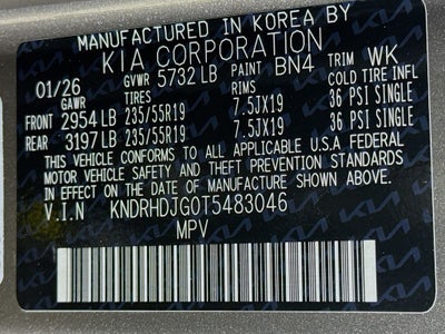 2026 Kia Sorento Hybrid EX