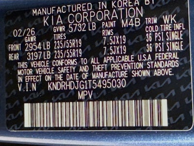 2026 Kia Sorento Hybrid EX