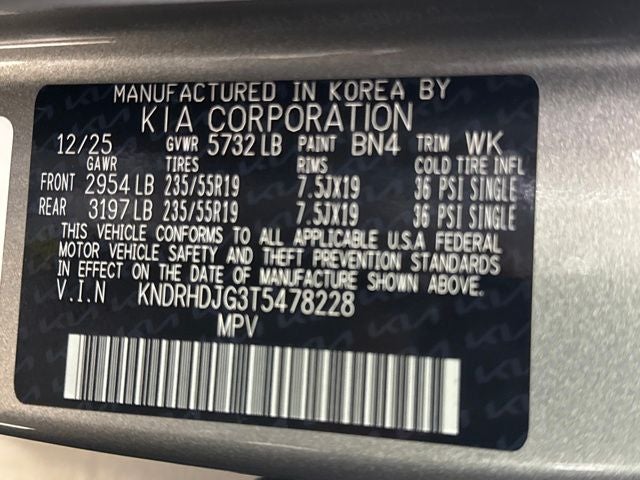 2026 Kia Sorento Hybrid EX