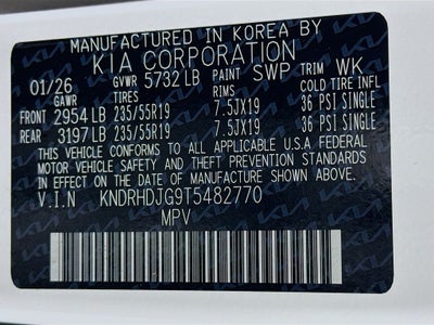 2026 Kia Sorento Hybrid EX