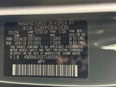 2026 Kia Sorento Hybrid EX