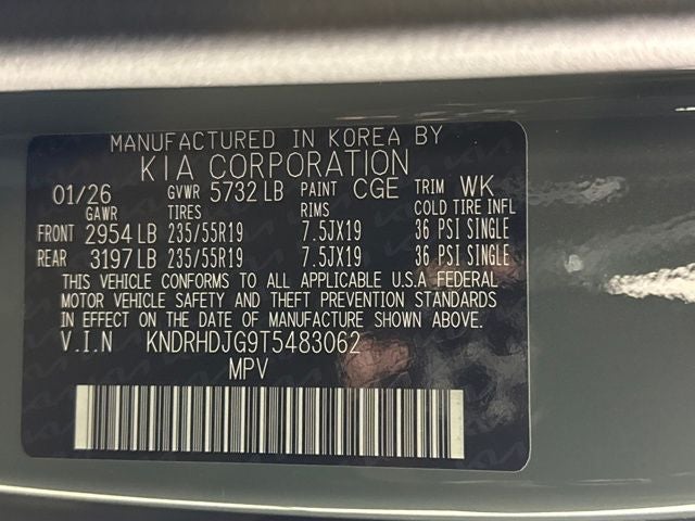 2026 Kia Sorento Hybrid EX