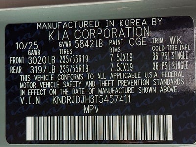 2026 Kia Sorento Plug-In Hybrid EX