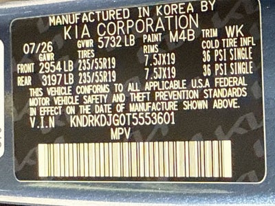 2026 Kia Sorento Hybrid X-Line SX Prestige