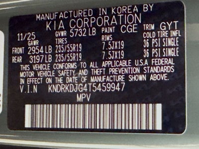 2026 Kia Sorento Hybrid X-Line SX Prestige