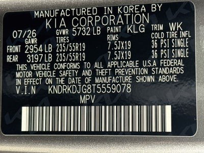 2026 Kia Sorento Hybrid X-Line SX Prestige