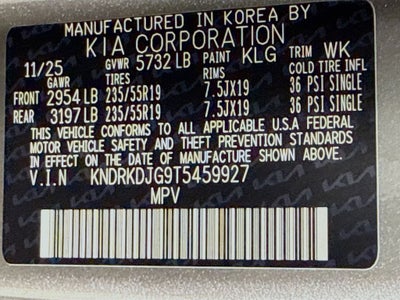 2026 Kia Sorento Hybrid X-Line SX Prestige