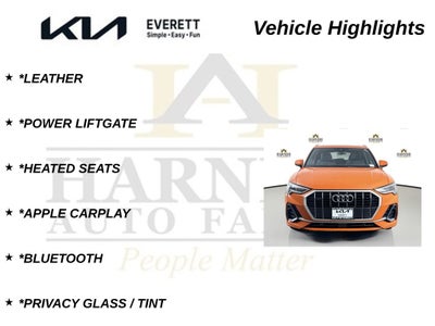 2019 Audi Q3 2.0T Prestige S line quattro