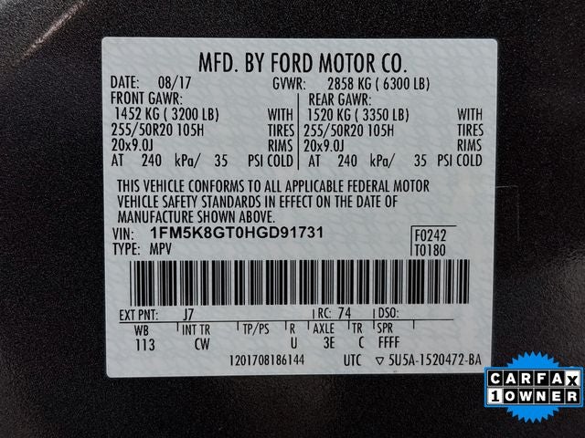 2017 Ford Explorer Sport