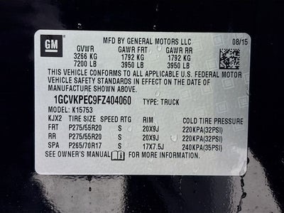 2015 Chevrolet Silverado 1500 LS