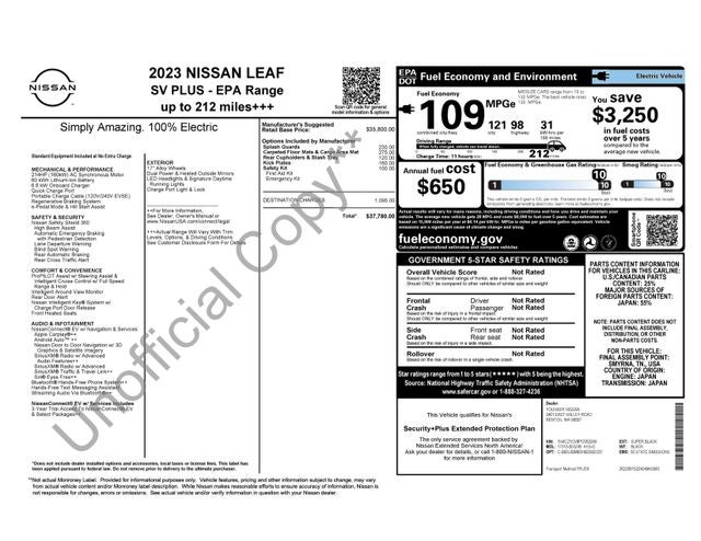 2023 Nissan Leaf SV Plus
