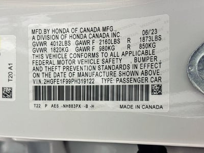 2023 Honda Civic Touring