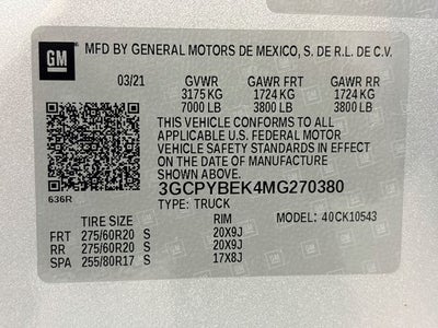2021 Chevrolet Silverado 1500 Custom