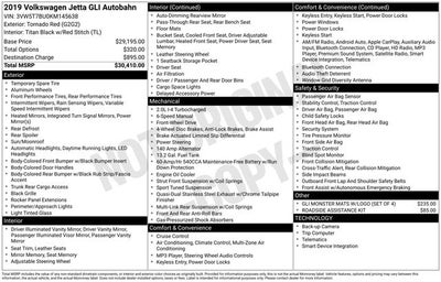 2019 Volkswagen Jetta GLI 2.0T Autobahn