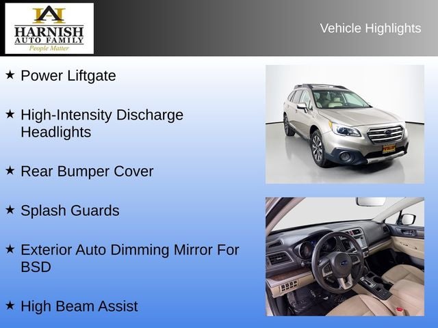 2017 Subaru Outback 2.5i Limited