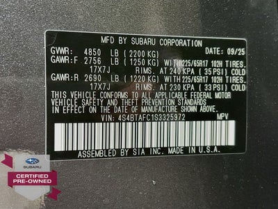 2025 Subaru Outback Premium