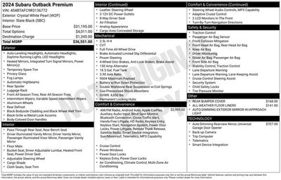 2024 Subaru Outback Premium
