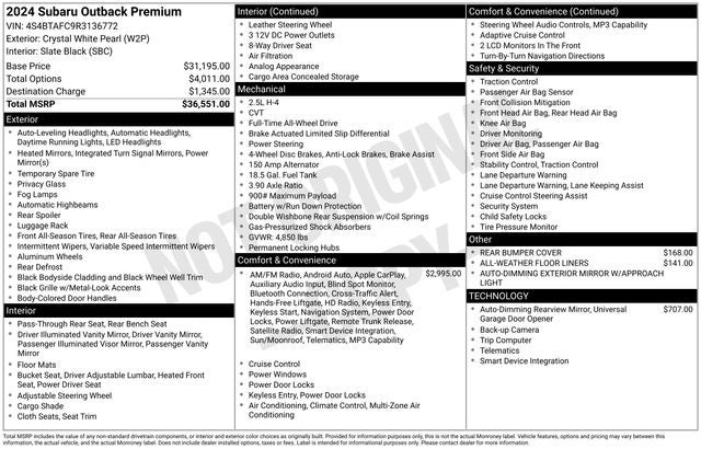 2024 Subaru Outback Premium