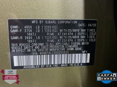 2025 Subaru Outback Onyx Edition