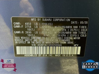 2025 Subaru Outback Onyx Edition
