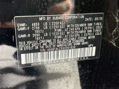 2025 Subaru Outback Onyx Edition